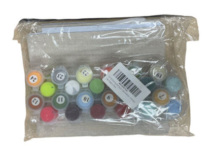 DIY Paint by Number Kits Peaceful Harbor Village Drawing 40x50cm - GOODSZON Discount Store