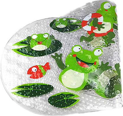 Anlass Non Slip Baby Bath Mat with Suction Cups Mildew Resistant Non Slip - Frog - GOODSZON Discount Store