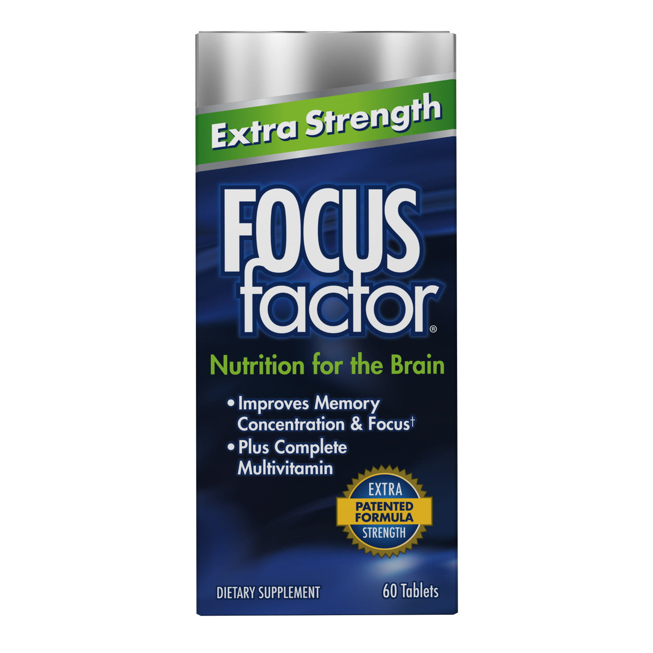 Focus Factor Extra Strength 60ct- Memory, Concentration, Focus Brain Supplement - GOODSZON Discount Store