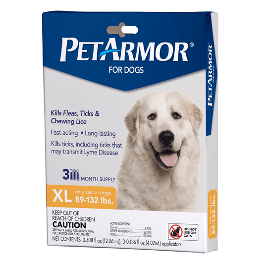 PetArmor Flea & Tick Prevention for Dogs (89-132 Pounds), 3 Treatments - GOODSZON Discount Store