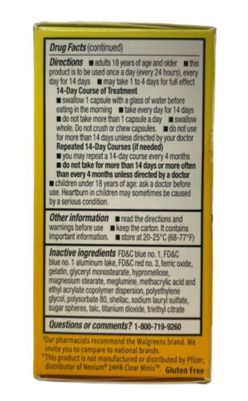 Walgre ens Esomeprazole Magnesium 14 mini caps Pack 2 - GOODSZON Discount Store