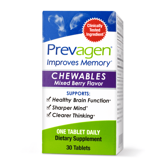 Prevagen Improves Memory Regular Strength Mixed Berry Chewable tablets 30 Ct - GOODSZON Discount Store