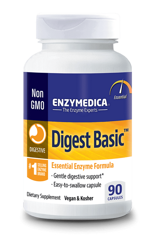 Enzymedica, Digest Gold with ATPro, Daily Digestive Support Supplement with Enzymes and ATP, 120 Capsules - GOODSZON Discount Store