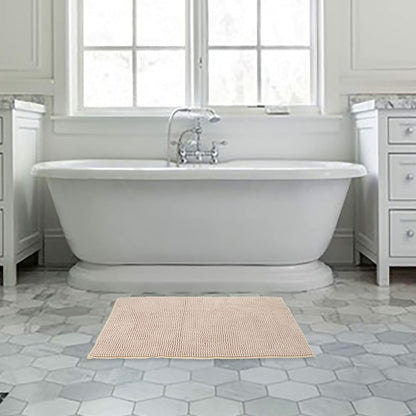 Absorbent Super Soft Bath Mat Large Size, Beige 21" x 34" - GOODSZON Discount Store