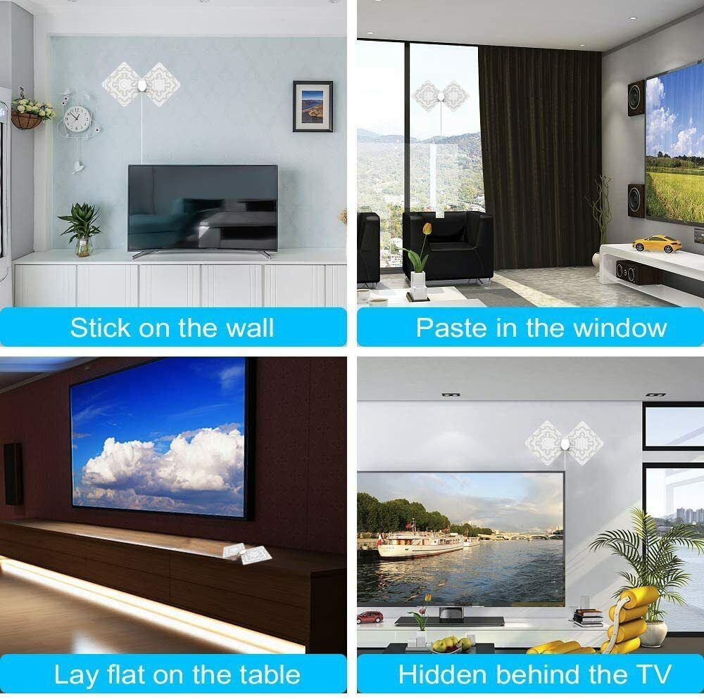 2019 Newest Digital TV Antenna for Indoor-HDTV Antenna with Amplifier Signal Boo - GOODSZON Discount Store