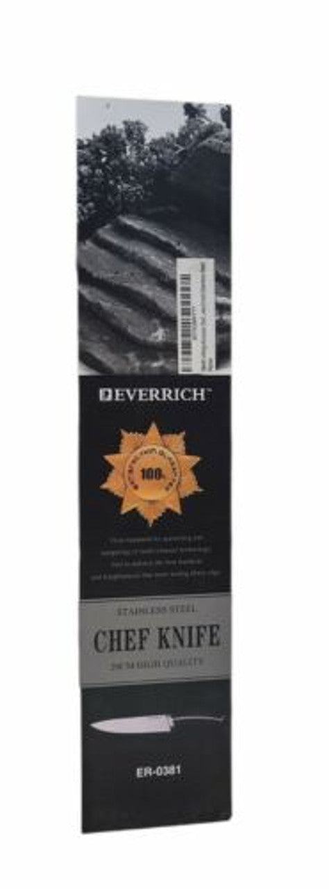 Everrich Stainless Steel Chef Knife 20 cm Culinary Cooking Knives High Quality - GOODSZON Discount Store
