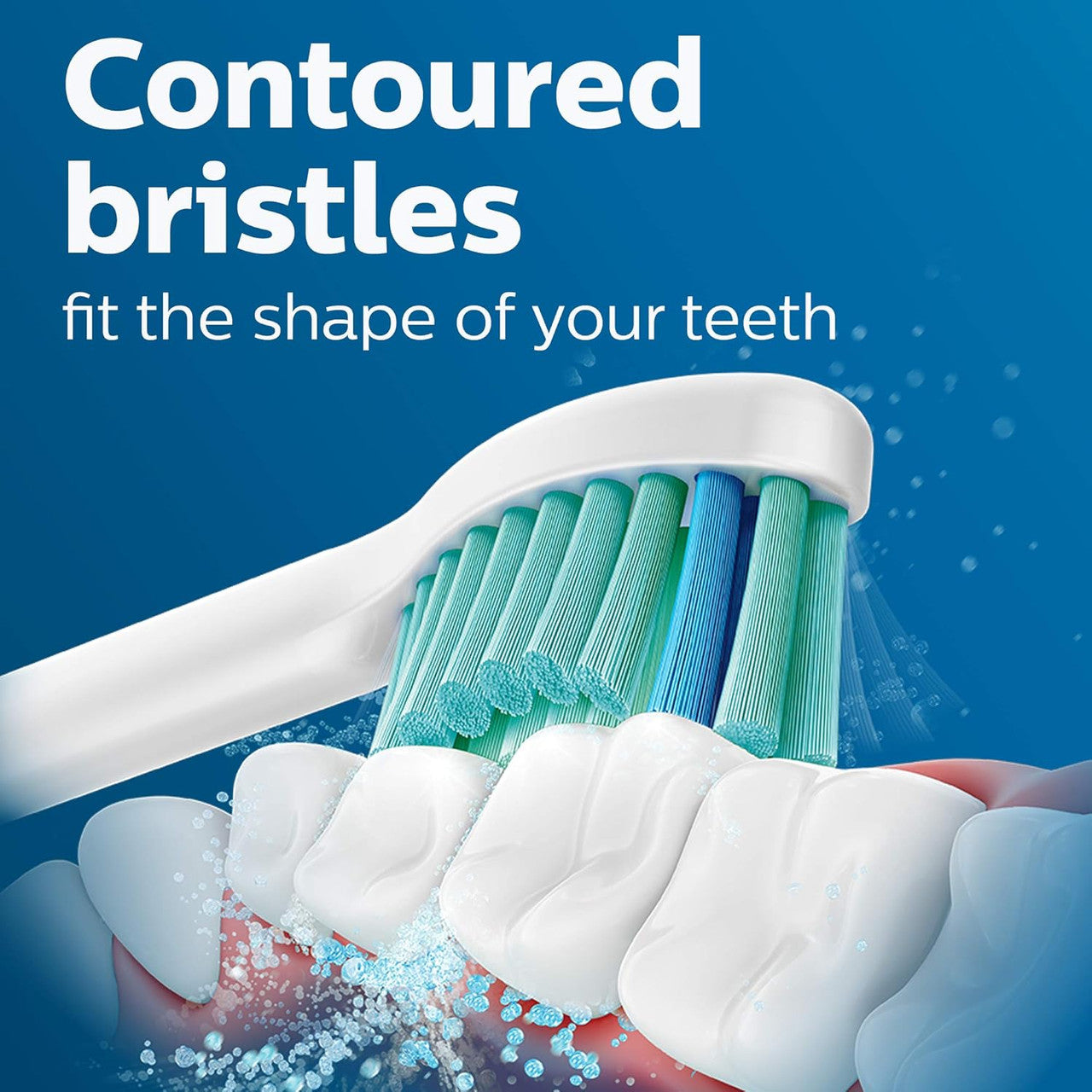 Philips Sonicare Genuine SimplyClean Replacement Toothbrush Heads, 5 Brush Heads, White, HX6015/03 - GOODSZON Discount Store