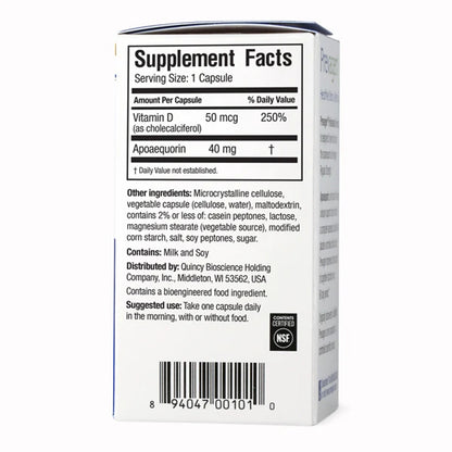 Prevagen Professional Formula 40mg, 30 Capsules with Apoaequorin & Vitamin D - GOODSZON Discount Store