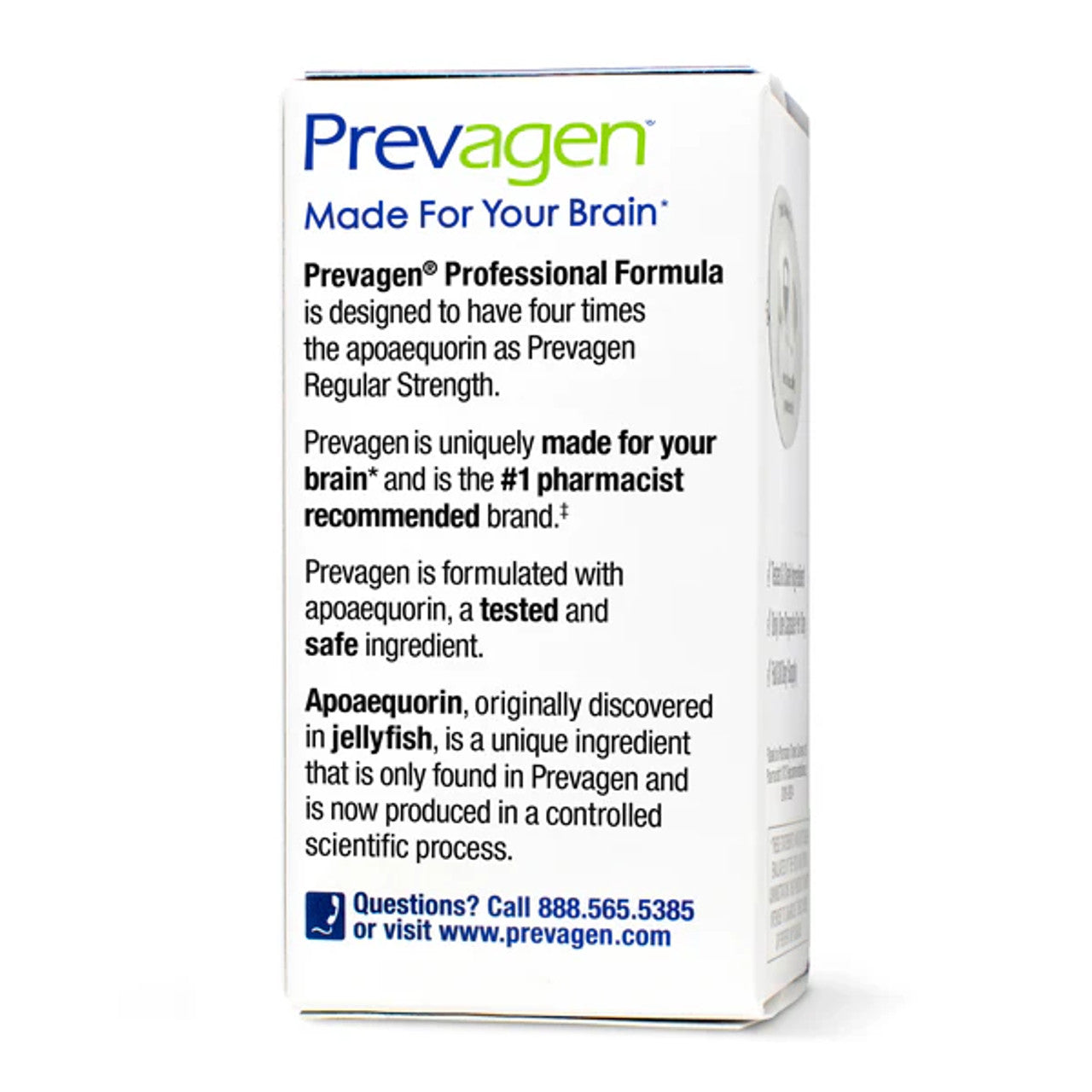 Prevagen Professional Formula 40mg, 30 Capsules with Apoaequorin & Vitamin D - GOODSZON Discount Store