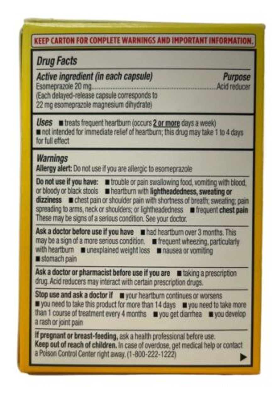 Walgre ens Esomeprazole Magnesium 14 mini caps Pack 2 - GOODSZON Discount Store
