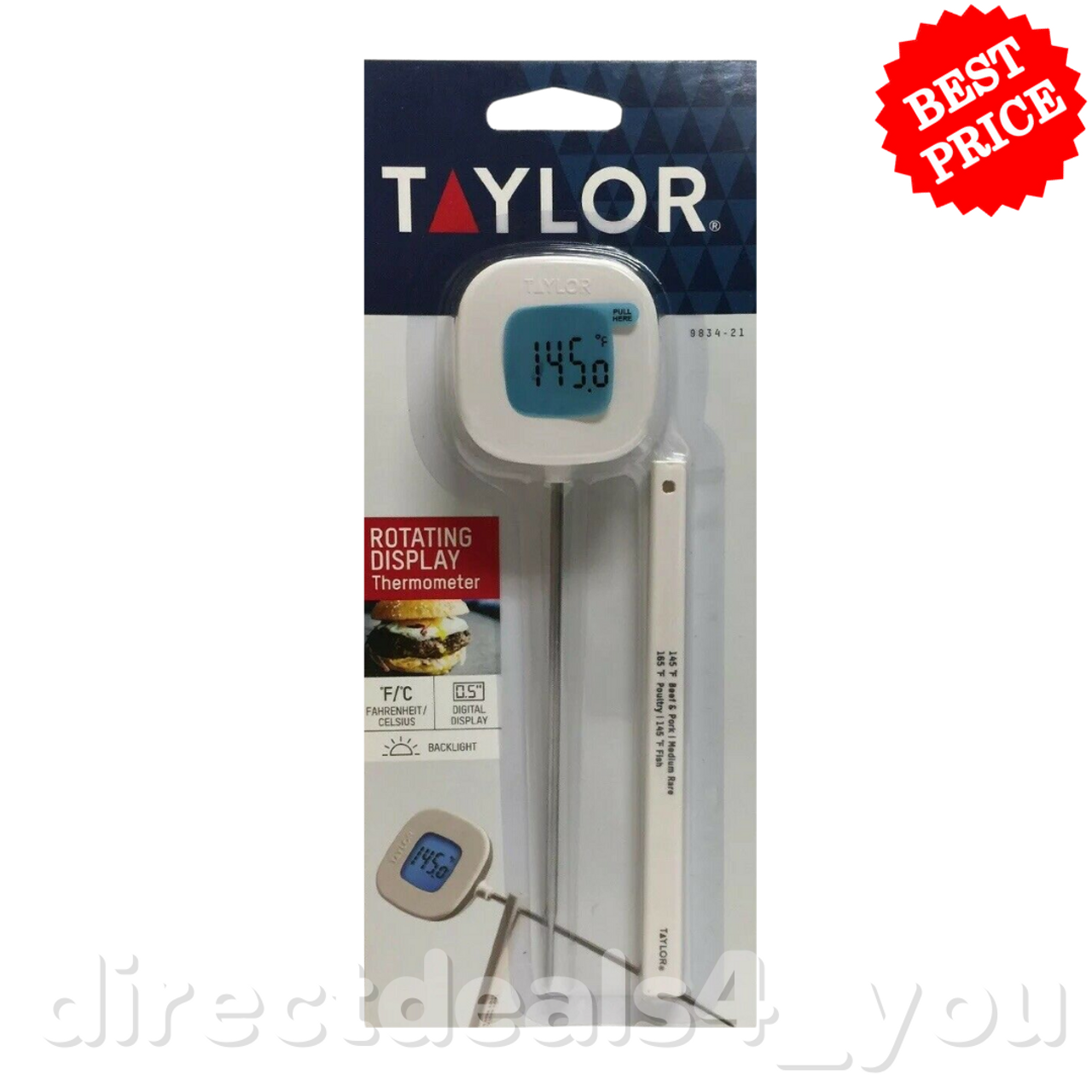 Taylor Rotating Display Thermometer #9834-21 - GOODSZON Discount Store
