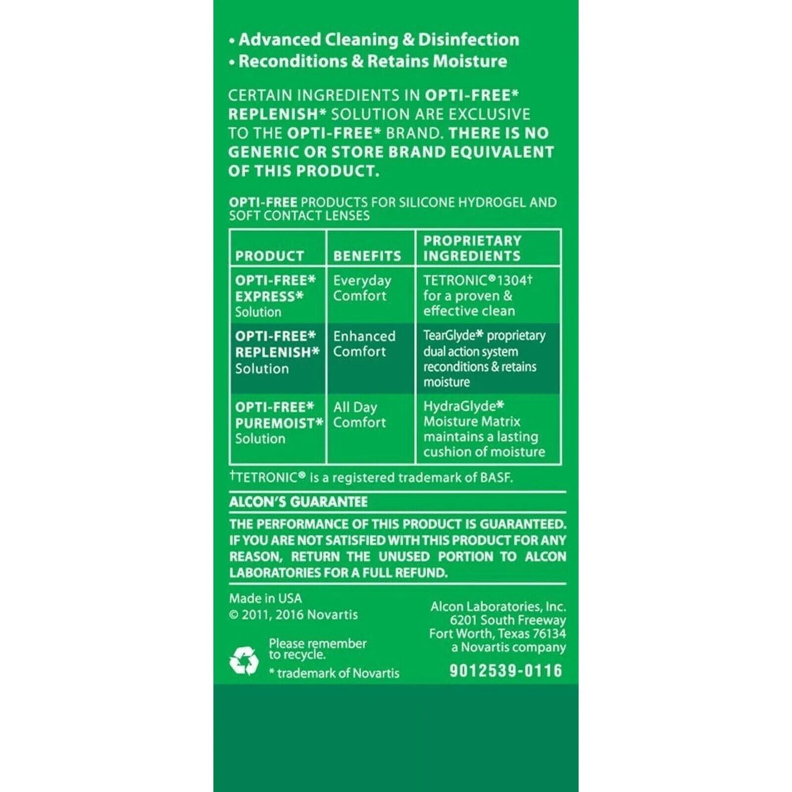 Alcon Opti-Free Replenish Multi-Purpose Disinfecting Solution 2 Oz Pack of 2 - GOODSZON Discount Store