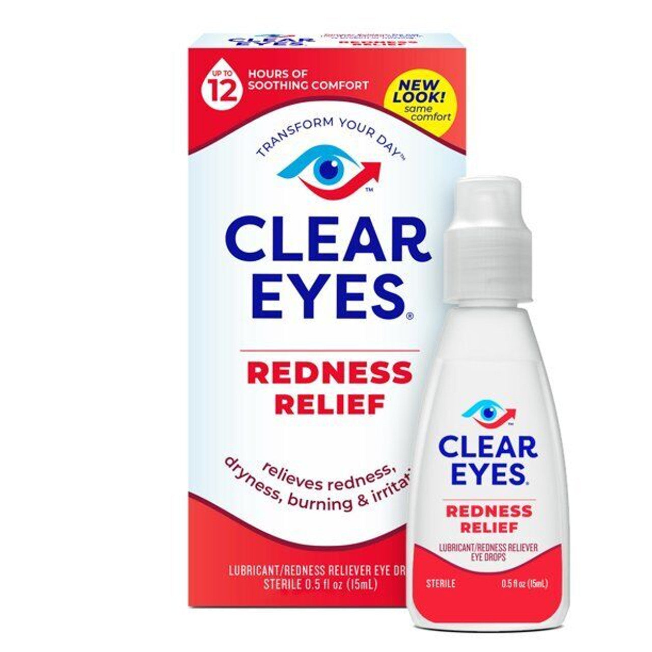 Clear Eyes | Maximum Redness Relief Eye Drops | 0.5 FL OZ Pack of 2 - GOODSZON Discount Store