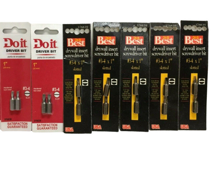 Do It 1" Driver Bit #3-4 376639 Pack of 7 - GOODSZON Discount Store
