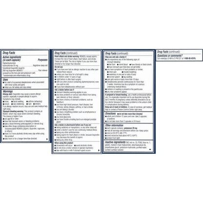 Advil PM Liqui-Gels Pain and Headache Reliever, 40 Liquid Filled Caps Exp 10/24 - GOODSZON Discount Store