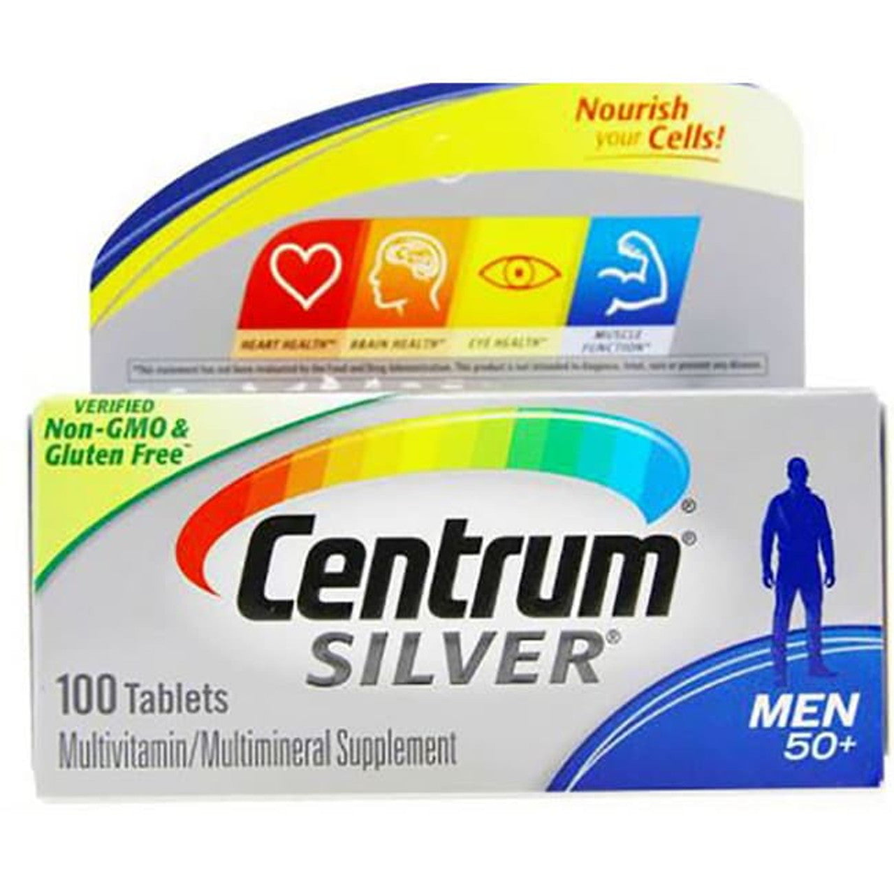 Centrum Silver Mens 50 Plus Vitamins, Multivitamin Supplement, 100 Count - GOODSZON Discount Store