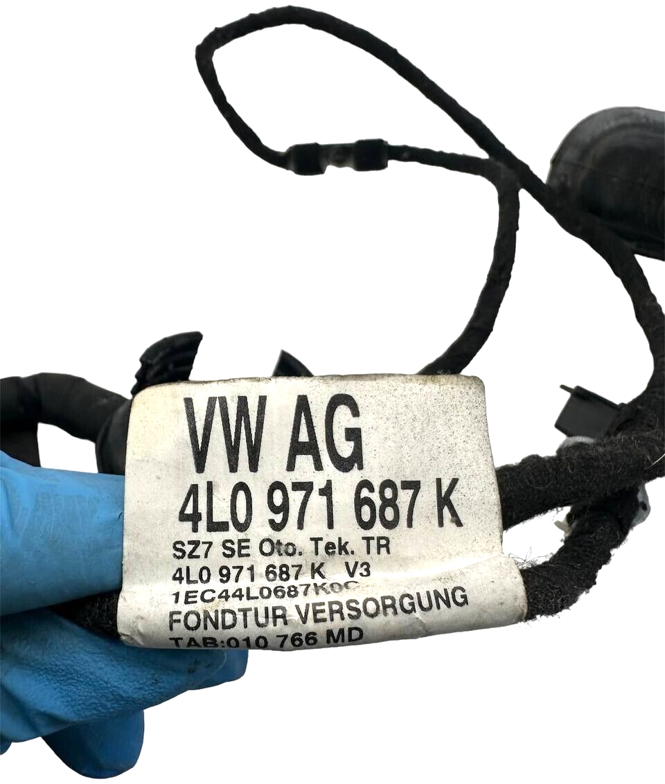 2007-2010 Audi Q7 OEM rear Right Door Wiring Harness Assembly 4L0 971 687K - GOODSZON Discount Store