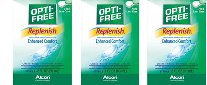 Alcon Opti-Free Replenish Multi-Purpose Disinfecting Solution 2 Oz Pack of 3 - GOODSZON Discount Store