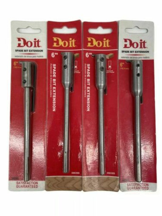 Do it 6" Spade Drill Bit Extension 390399 (Pack of 4) - GOODSZON Discount Store