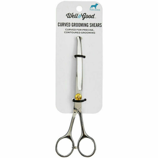 Well & Good Curved Grooming Shears For Dogs - GOODSZON Discount Store