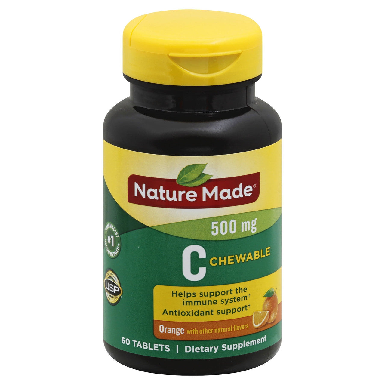 Nature Made Chewable Vitamin C 500 mg Tablets, 60 Count - GOODSZON Discount Store