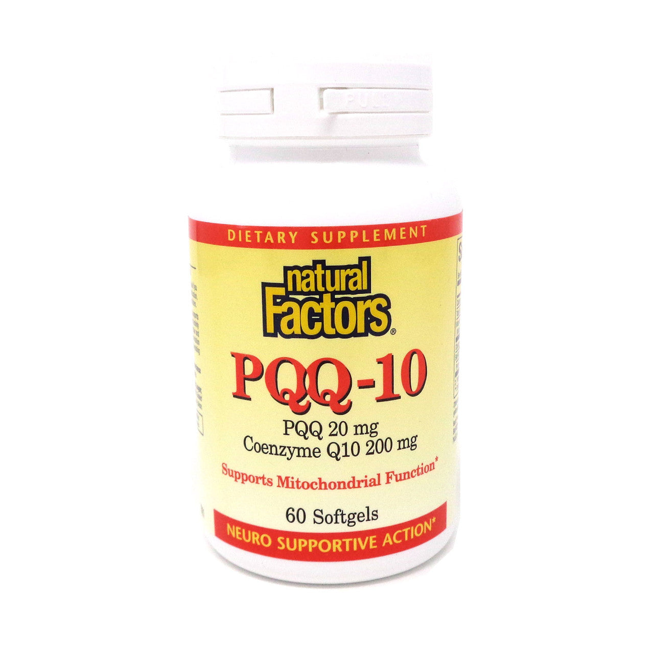 Natural Factors PQQ-10 PQQ 20mg/Coenzyme Q10 200mg-60 Softgels - GOODSZON Discount Store