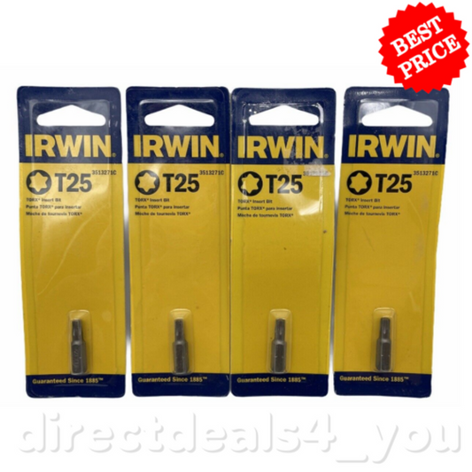 Irwin 3513271C T25 TORX Insert Bit (Pack of 4) - GOODSZON Discount Store
