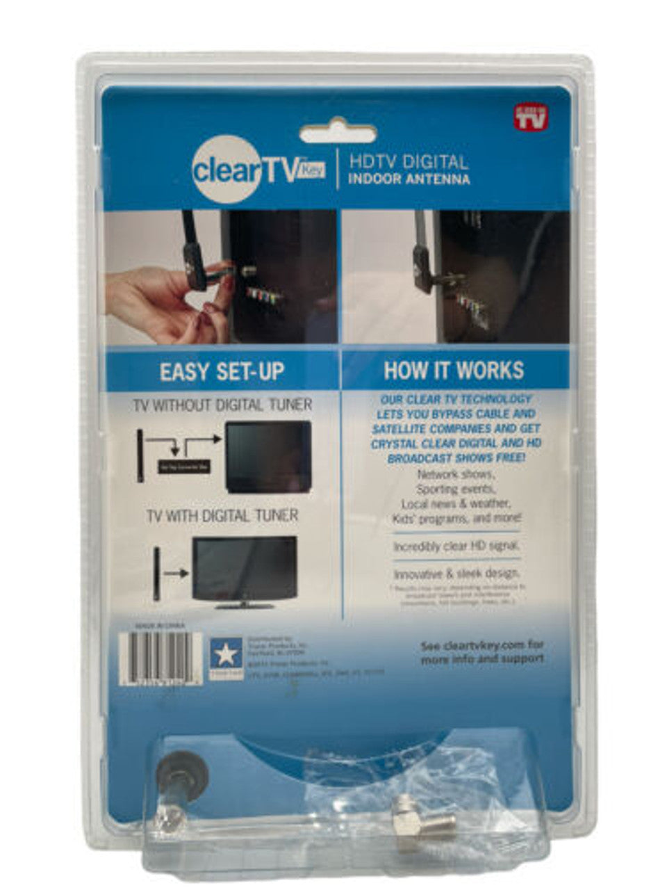 Clear TVKey HDTV Digital Indoor Antenna Pack of 2 - GOODSZON Discount Store