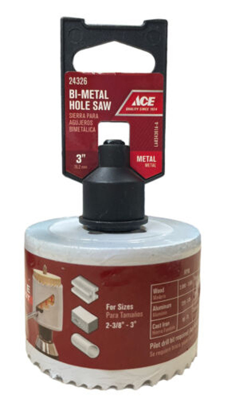 ACE 3" Bi-Metal Hole Saw Arbor - GOODSZON Discount Store