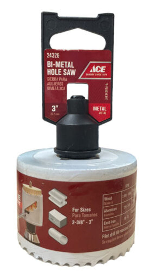 ACE 3" Bi-Metal Hole Saw Arbor - GOODSZON Discount Store