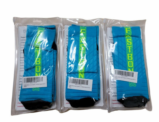 Fastbon Long Compression Socks for Running Men & Women 8-12 size L-XL Pack of 3 - GOODSZON Discount Store