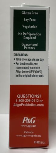 Align Probiotic Daily Digestive Health Supplement 14 Caps Exp 2025 Pack 2 - GOODSZON Discount Store