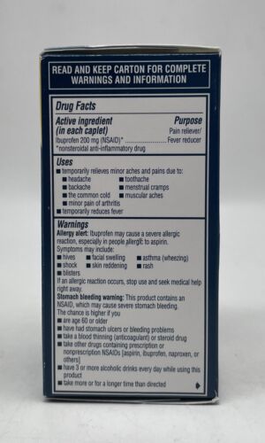 Advil Pain Reliever Fever Reducer 200mg 100 coated caplet Pack 3 Exp 09/2025 - GOODSZON Discount Store