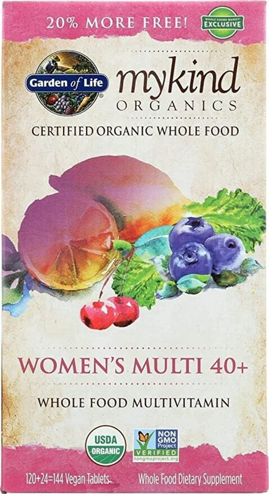 Garden of Life Mykind Organics Women's Multi 40+ Vitamin - 144 Count - GOODSZON Discount Store