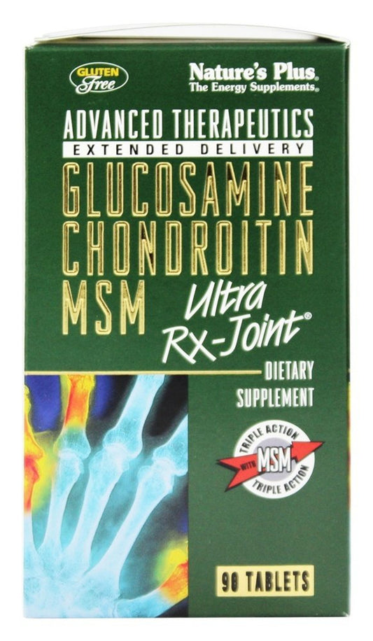 Natures Plus Glucosamine Chondroitin MSM Ultra Rx-Joint (Extended Delivery), 90tabs - GOODSZON Discount Store