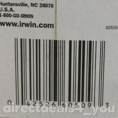 Irwin General Purpose High Speed Steel 9/64" Drill Bit #60509 Pack of 7 - GOODSZON Discount Store