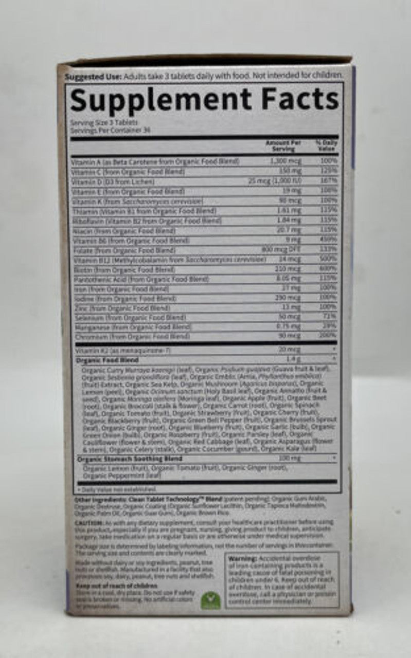 Garden Of Life My Kind Organics Prenatal Multi 90+18=108 Vegan Tablets - GOODSZON Discount Store
