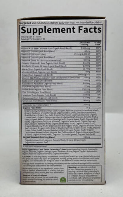 Garden Of Life My Kind Organics Prenatal Multi 90+18=108 Vegan Tablets - GOODSZON Discount Store