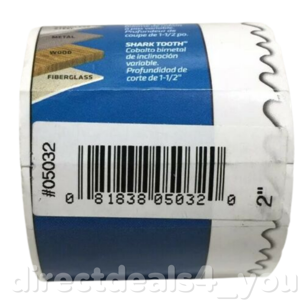 CENTURY DRILL & TOOL 05032 2" Bi-Metal Shark Tooth Hole Saw - GOODSZON Discount Store