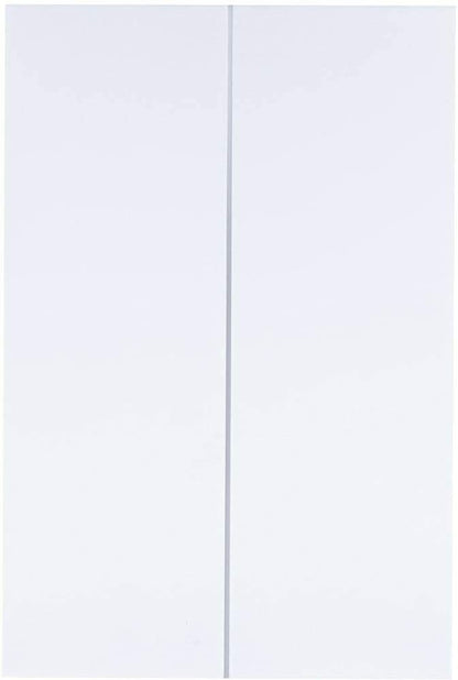 White Tri-Fold Board Display Board Corrugated Cardboard 36 x 48 inches 3 Pack - GOODSZON Discount Store