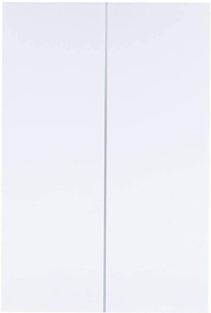 White Tri-Fold Board Display Board Corrugated Cardboard 36 x 48 inches 3 Pack - GOODSZON Discount Store