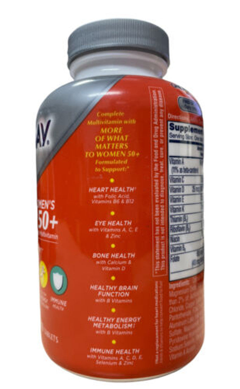 ONE A DAY Womens 50+ Complete Multivitamin 200 tabs - GOODSZON Discount Store