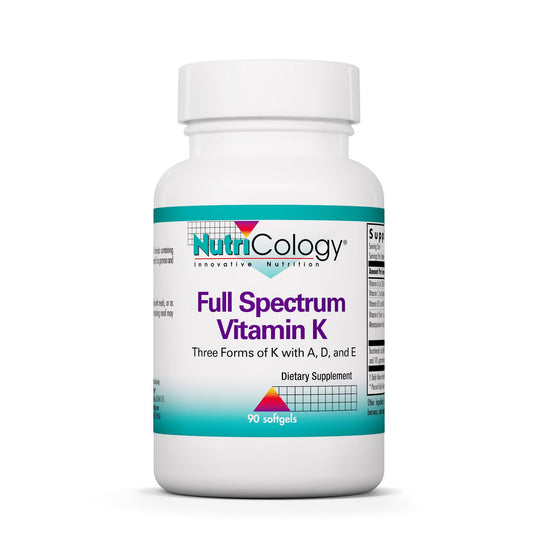 Full Spectrum Vitamin K - 90 Softgels by NutriCology - GOODSZON Discount Store