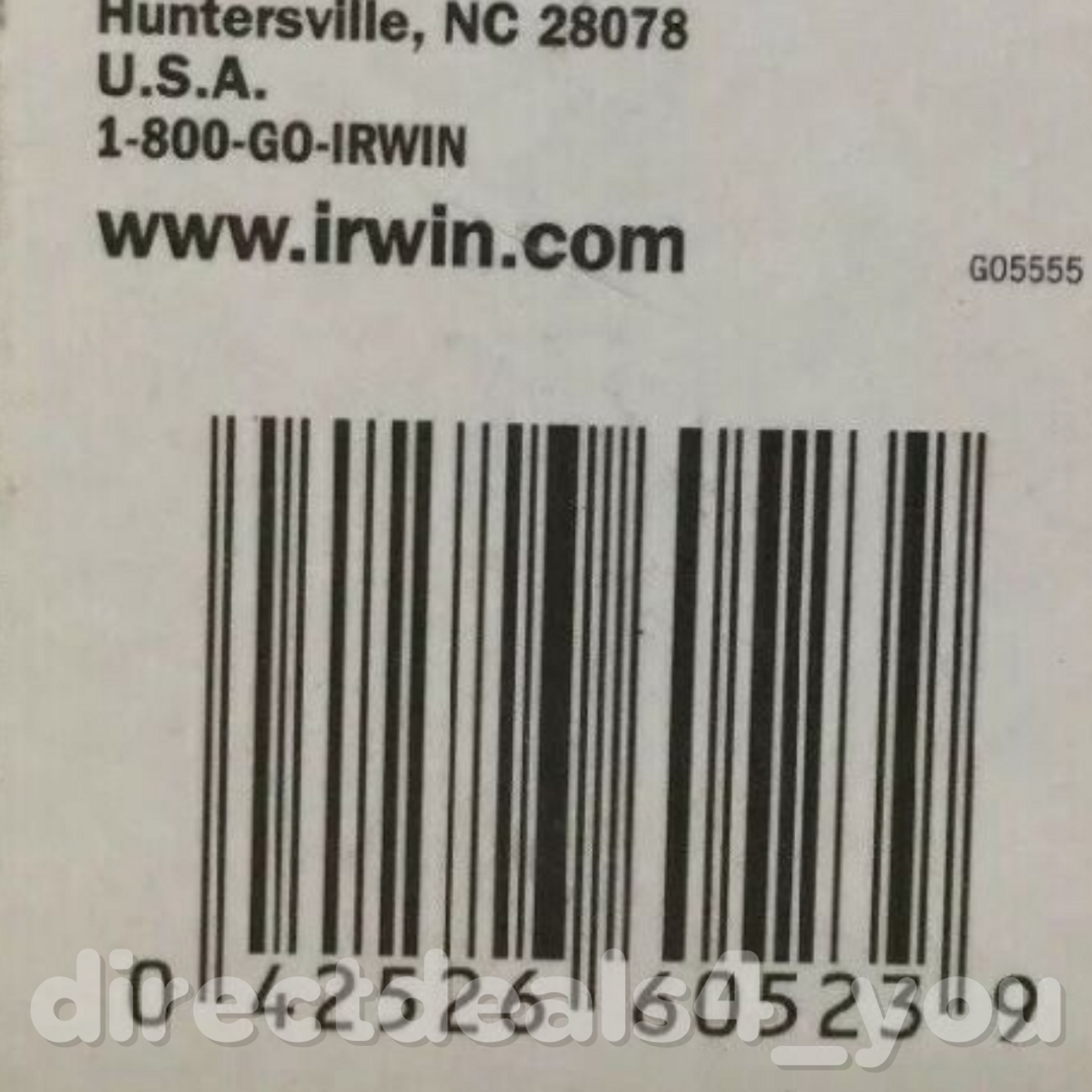 Irwin High Speed Steel 23/64" Drill Bit 60523 Pack of 4 - GOODSZON Discount Store