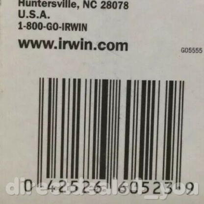 Irwin High Speed Steel 23/64" Drill Bit 60523 Pack of 4 - GOODSZON Discount Store