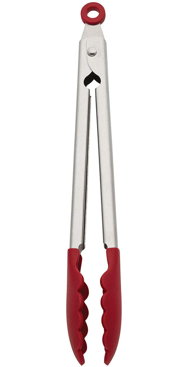 KitchenAid Stainless Steel Nylon Tipped Tongs Red - GOODSZON Discount Store