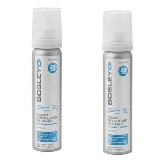 Bosley MD Men's Extra Strength Minoxidil 5% Topical Foam 2oz Exp 07/2023 Pack 2 - GOODSZON Discount Store