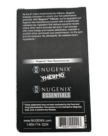 Nugenix T-Boost Free Test, 84 Caps - GOODSZON Discount Store