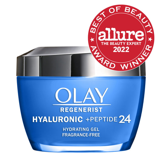 Olay Regenerist Hyaluronic Acid + Peptide 24 Gel Face Moisturizer, 1.7 oz - GOODSZON Discount Store