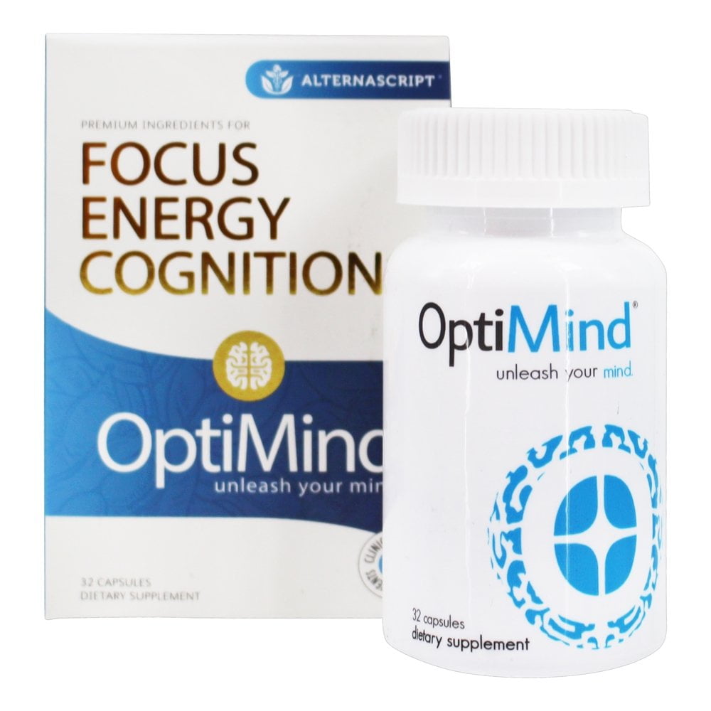 AlternaScript - OptiMind Focus Energy Cognition Formula - 32 Capsules - GOODSZON Discount Store